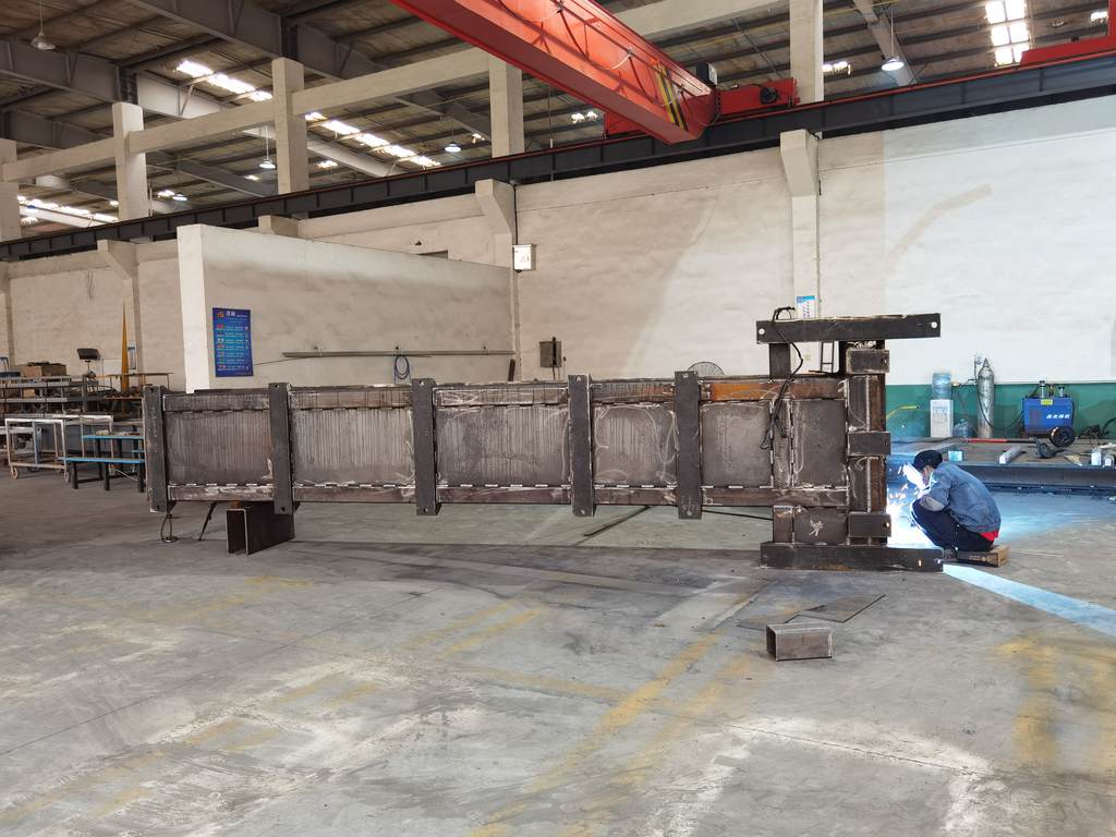 机床床身钢结构件焊接