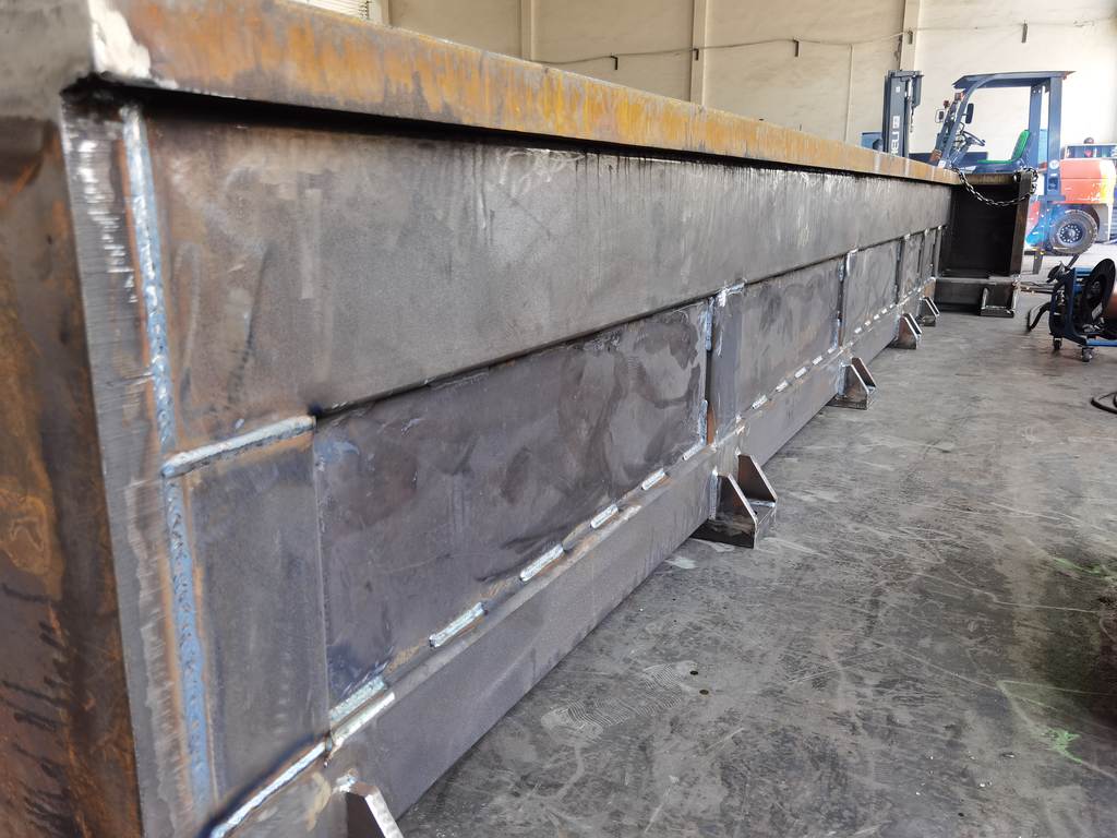 机床床身钢结构件焊接