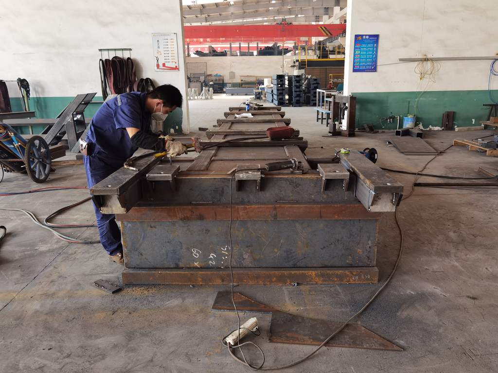 机床床身钢结构件焊接